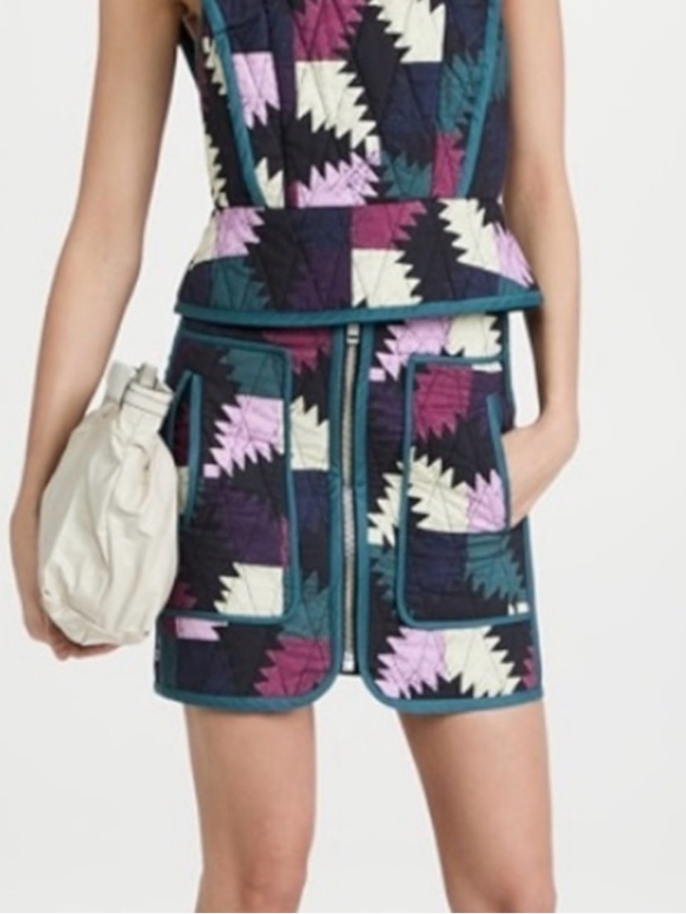 Isabel Marant Hamlin Quilted Skirt